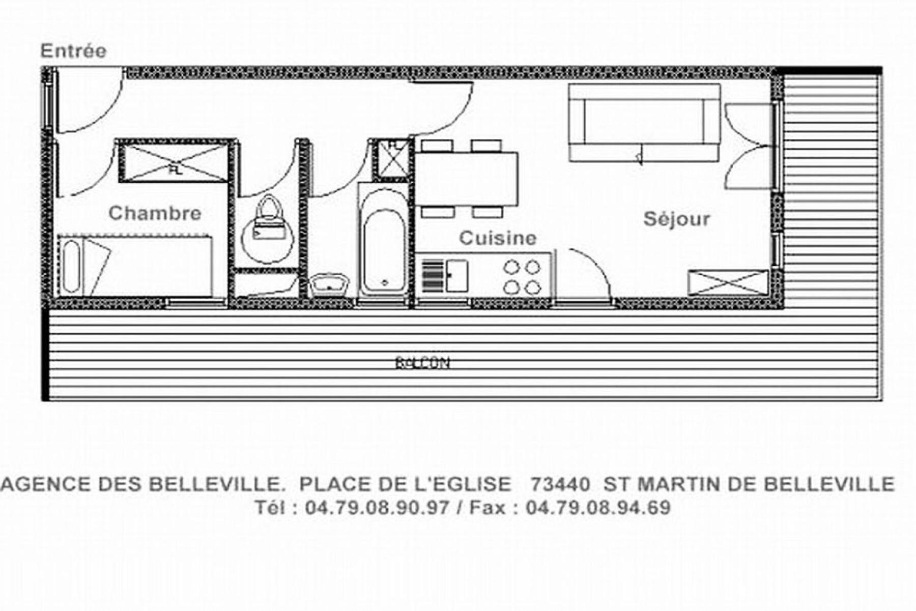 Residence Hors Piste - Appartement Lumineux - Au Pied Des Pistes - Balcon Mae-3594 Saint-Martin-de-Belleville Εξωτερικό φωτογραφία